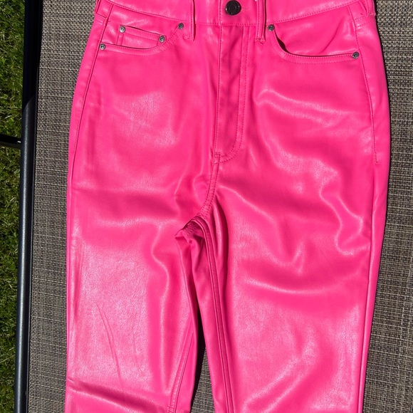 AFRM Heston Faux Leather Straight Leg Pants - Picture 8 of 16